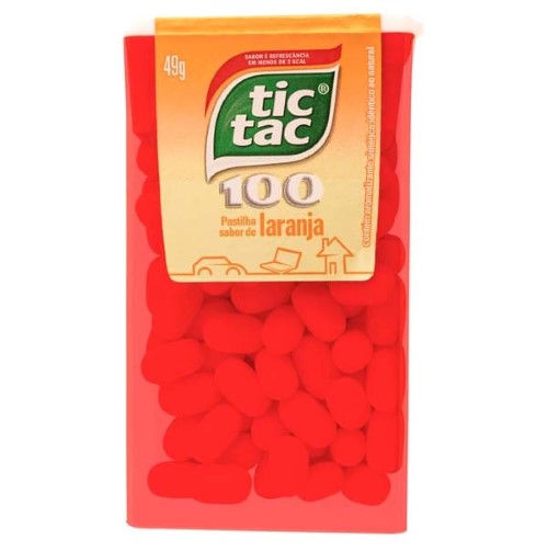 Pastilha Tic Tac Laranja com 49g