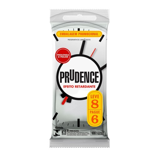 Camisinha Prudence Efeito Retardante com 8 unidades