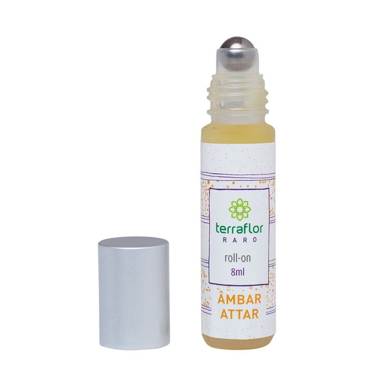 Perfume Roll-on Terra Flor Natural De Âmbar Attar 10ml