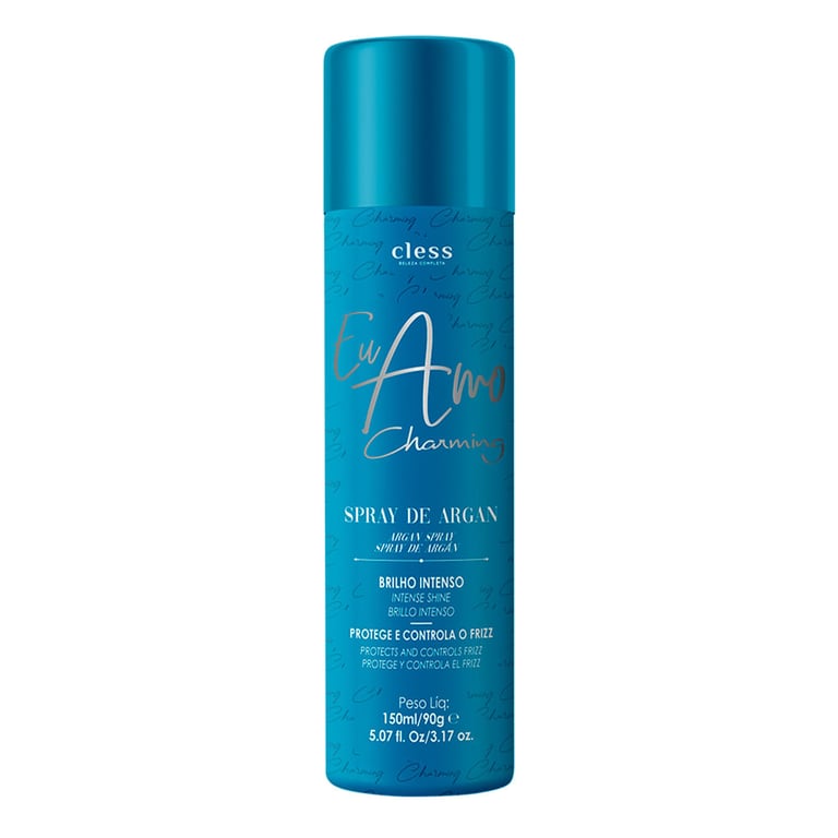 Spray De Argan Cless Eu Amo Charming Brilho Intenso 150ml