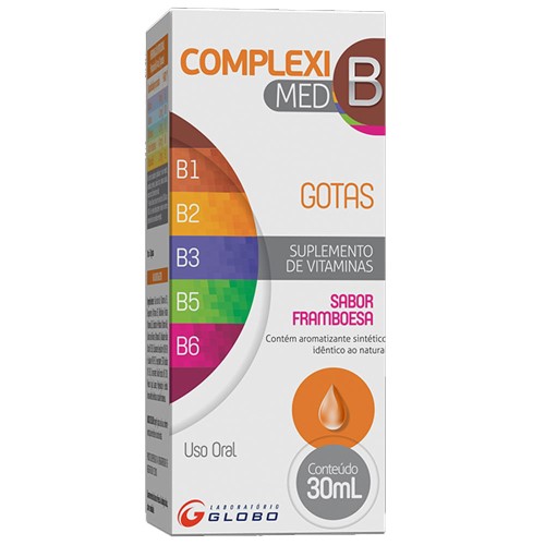 Compleximed B Complexo B Gotas Framboesa 30mL