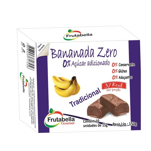 Frutabella Bananada Zero Acuca 150G