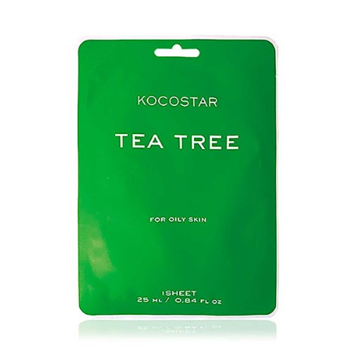 Máscara Facial Kocostar Tea Tree Melaleuca Pele Oleosa 40g