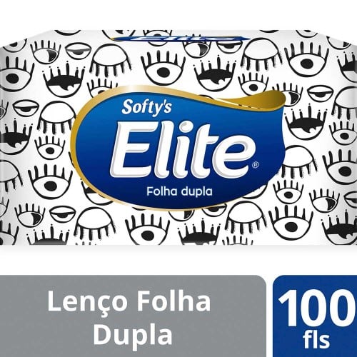 Lenço De Papel Elite Softy Máxima Suavidade 100 Folhas