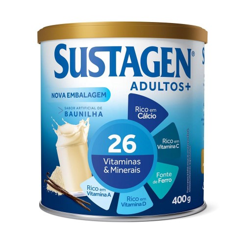 Complemento Alimentar Sustagen Nutrição e Energia Sabor Baunilha Lata 400g