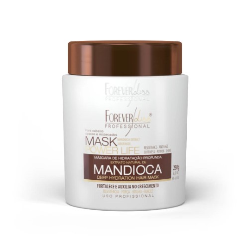 Máscara Hidratante de Mandioca Power Life Forever Liss 250g