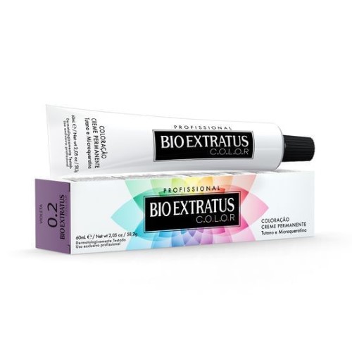 Tintura Creme Bio Extratus Color Corretor Intensificador Violeta 0.2 60ml