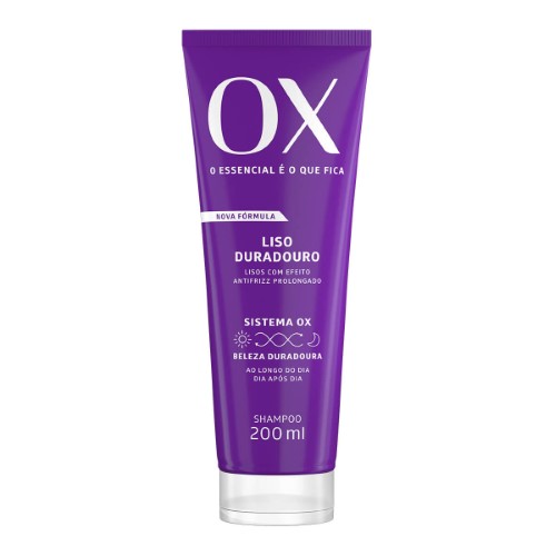 Shampoo OX Liso Duradouro com 200ml