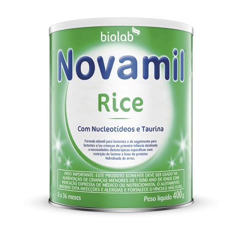 Fórmula Infantil Rice Para Lactentes Biolab 400g