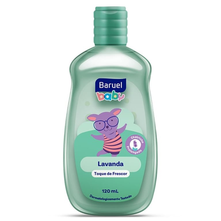 Colônia Infantil Baruel Baby Lavanda 120ml