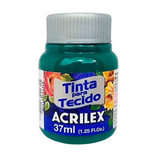 Tinta para Tecido Acrilex Fosca Verde Bandeira 37ml