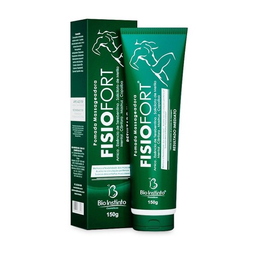 Pomada Desodorante Massageadora Fisiofort Bio Instinto 150g