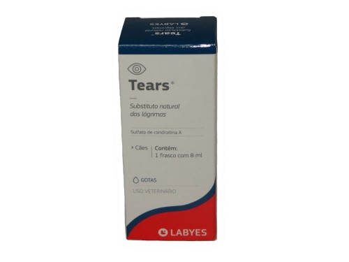 Tears Solução Oftálmica para Cães e Gatos Uso Veterinário 8ml