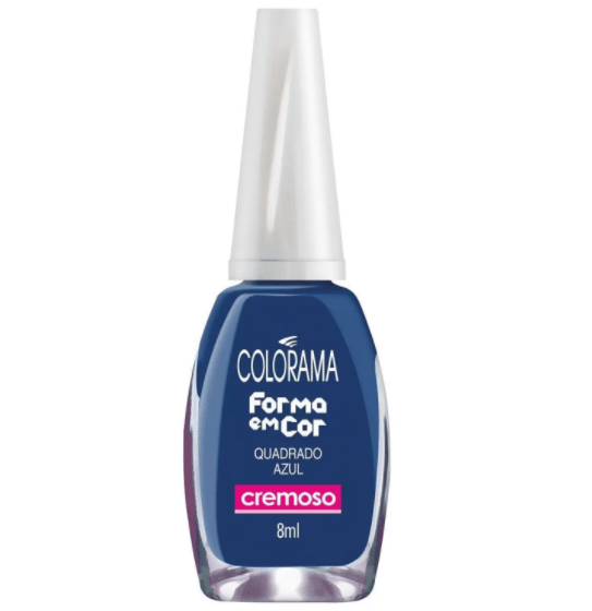 Esmalte Colorama Cremoso Cor Quadrado Azul