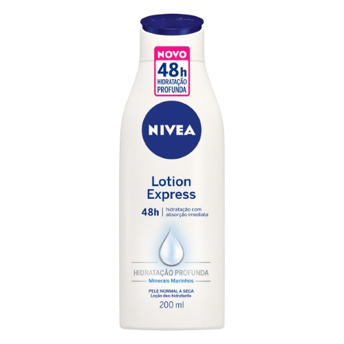 Loção Nivea Deo-Hidratante Lotion Express 48h Hidratação Profunda 200