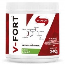 Pré-Treino Vitafor V-Fort Limão 240g