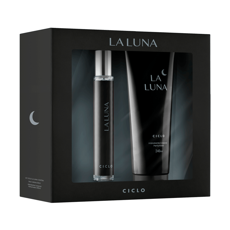 Estojo La Luna Deo Colônia 30ml + Loção Hidratante 240ml Ciclo Cosméticos