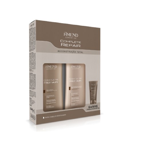 Kit Amend Expertise Shampoo Complete Repair 250ml + Condicionador Complete Repair 250ml + Máscara Reconstrutora Complete Repair 45g