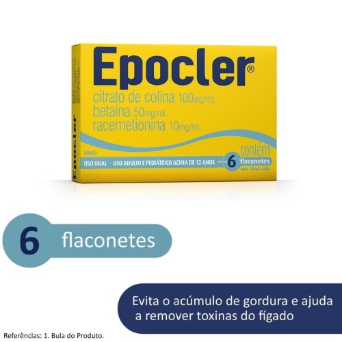 Epocler Sabor Abacaxi Caixa 6 unidades 10ml/cada