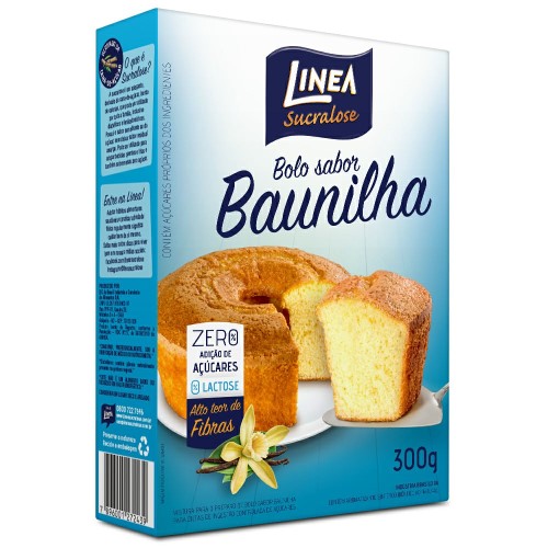 Mistura de bolo Linea Baunilha 330g