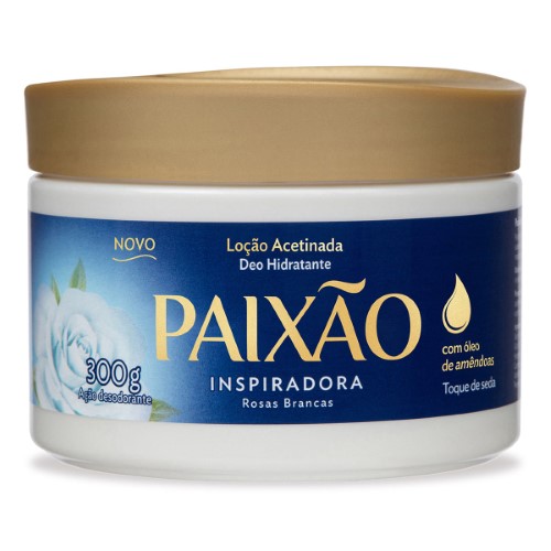 Loção Hidratante Acetinada Corporal Paixão Inspiradora 300g