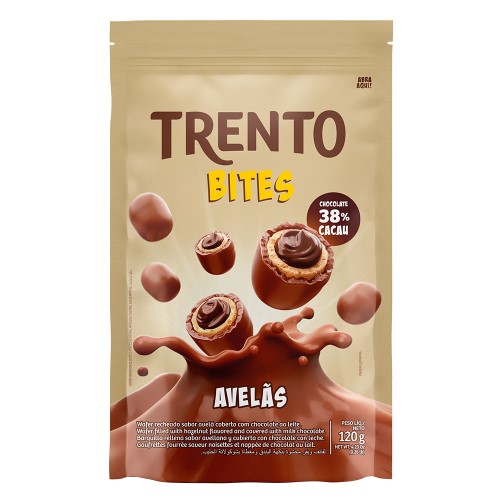 Chocolate Trento Bites Avelãs 120g