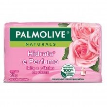 Sabonete Palmolive Naturals Leite e Pétalas de Rosas Suave 90g