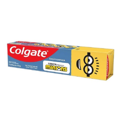 Gel Dental Infantil Colgate Minions Sabor Tutti-Frutti com 60g