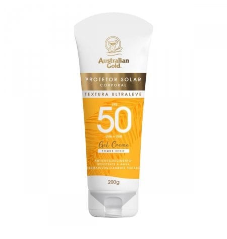 Protetor Solar Corporal Australian Gold Gel Creme FPS 50 com 200g