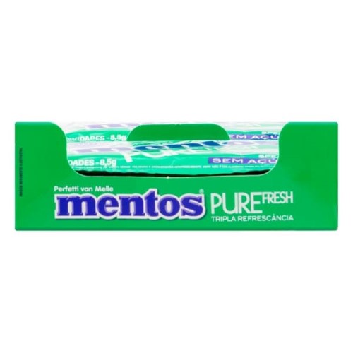 Goma Mentos Pure Fresh Spearmint com 5 Unidades