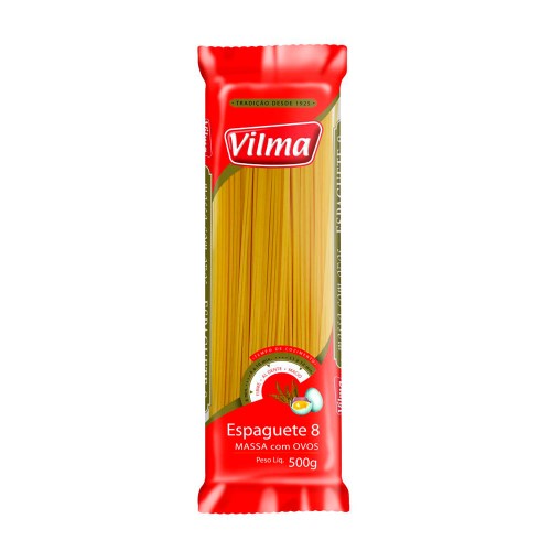 Macarrão Vilma Espaguete 8 com 500g