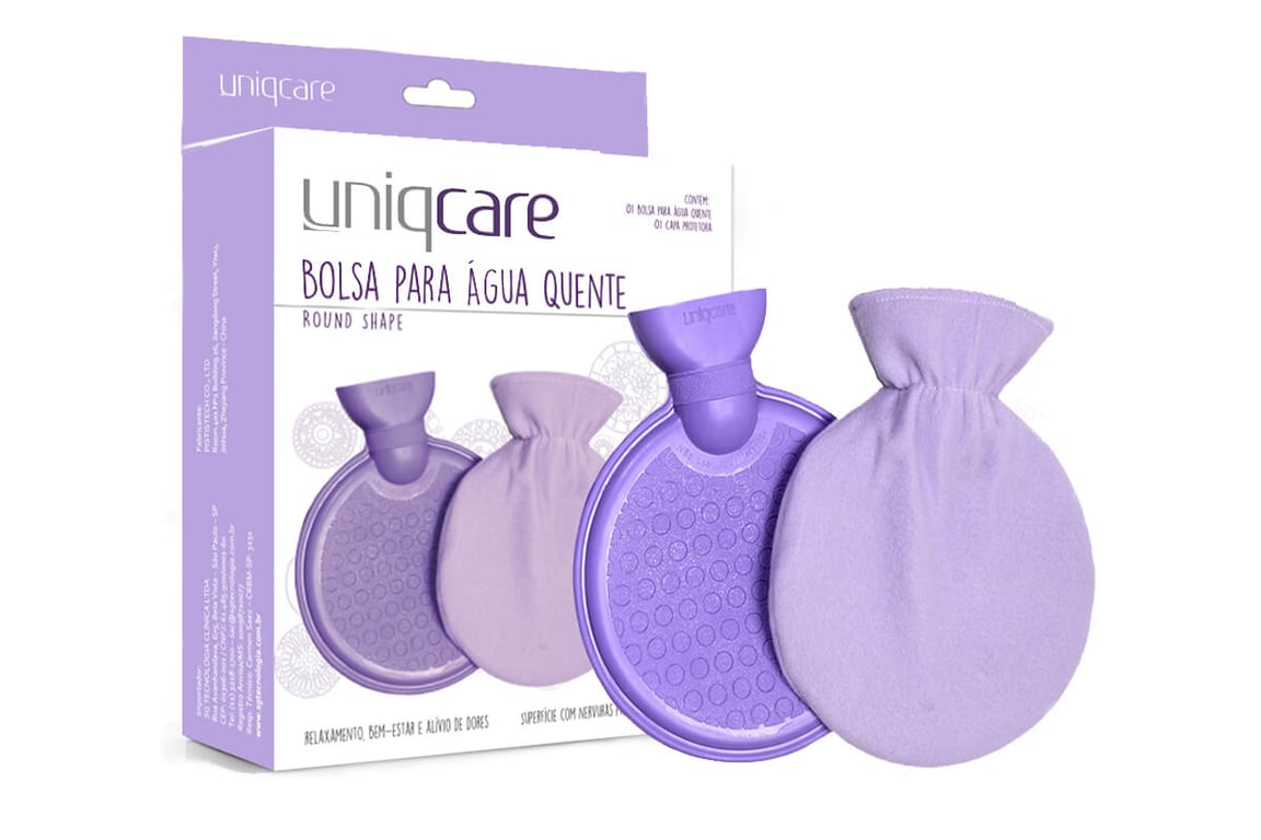 Bolsa para Água Quente Uniqcare Round Shape 800ml