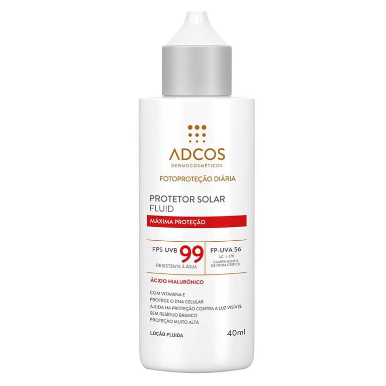 Protetor Solar Adcos Fluid FPS99 Incolor 40ml