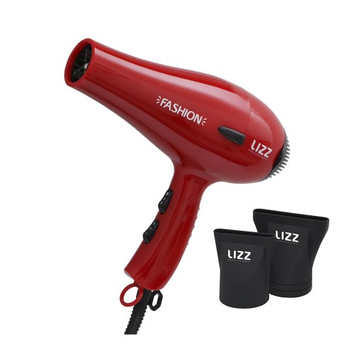 Secador LIZZ Profissional Fashion vermelho - 127V (2150 watts) / 220V (2200 watts)