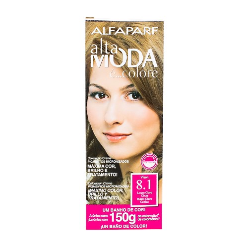 Tintura Creme Altamoda Alfaparf Vison 8.1 Kit