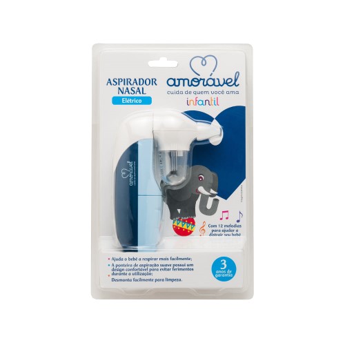 Aspirador Nasal Amorável Eletrico Infantil