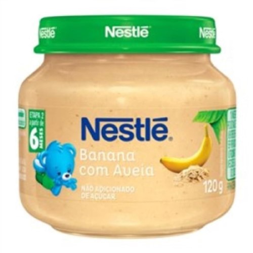 Papinha Nestlé Ban/Aveia 120G - Nestle Papinha