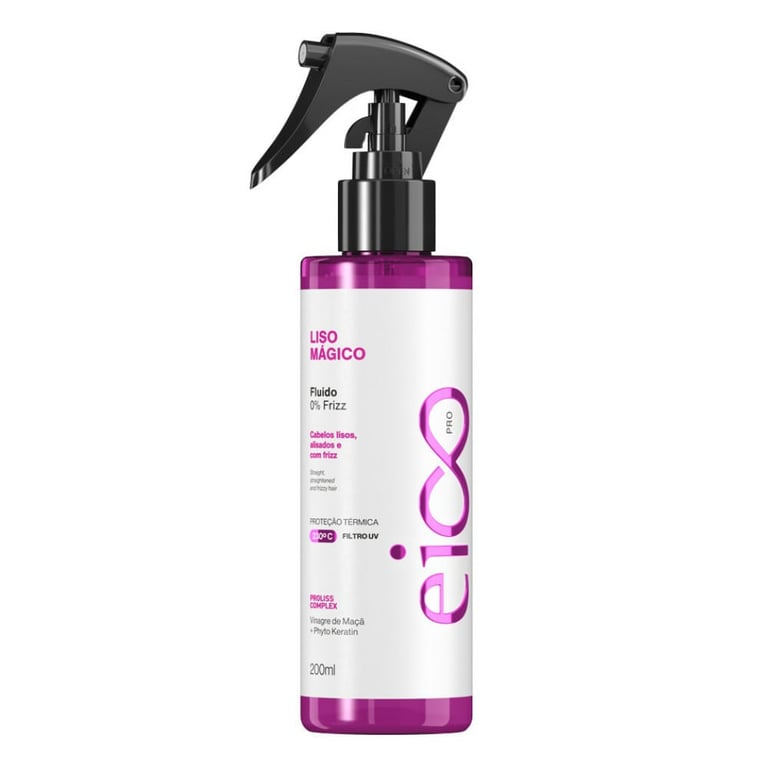 Fluido Eico Pro Liso Mágico 0% Frizz 200ml