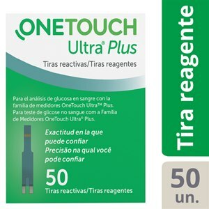 Tiras Reagentes Onetouch Ultra Plus Com 50 Unidades