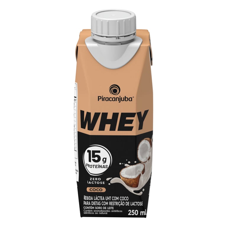 Bebida Proteica Piracanjuba Whey 15g Coco 250ml