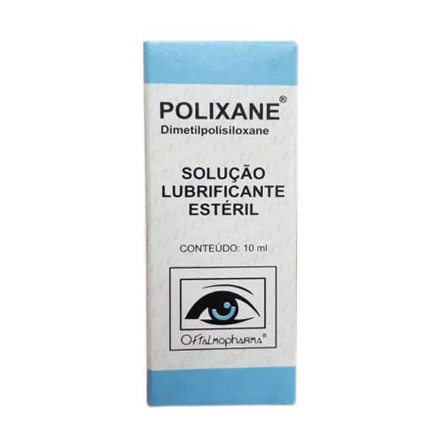 Polixane Dimetilpolisiloxane Colírio 10ml