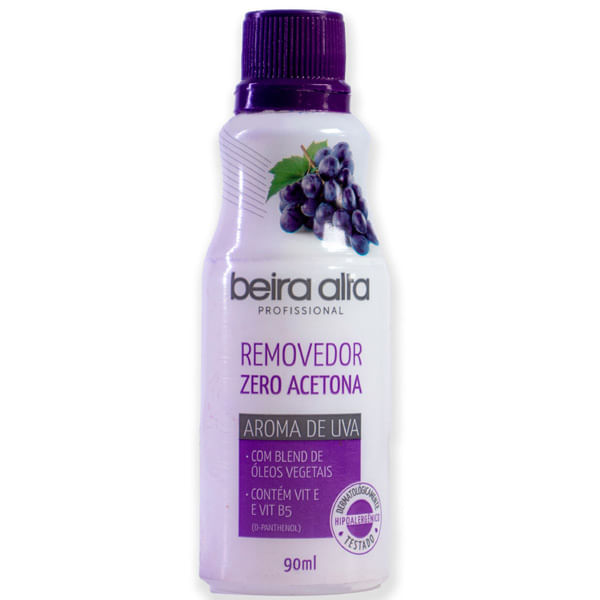 Removedor de Esmaltes Beira Alta Zero Acetona 90ml