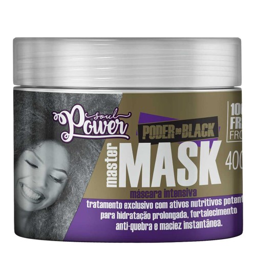 Máscara Capilar Intensiva Soul Power Black Master 400g