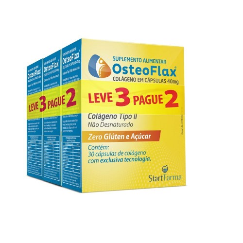 Osteoflax 40mg 30 cápsulas Leve 3 Pague 2