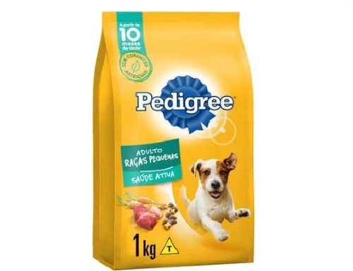 Ração para Cães Pedigree Adulto Raças Pequenas 1kg