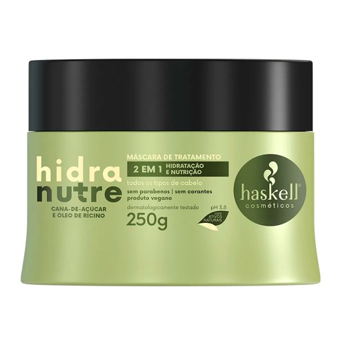 Máscara De Tratamento Haskell Hidra Nutre 250g