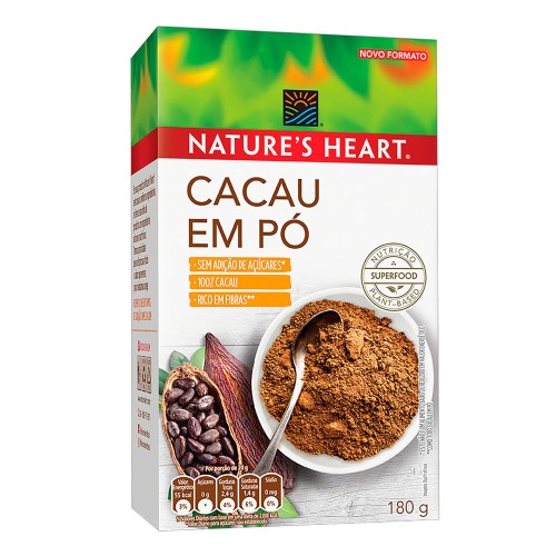 Cacau em Pó Nature Heart 180g