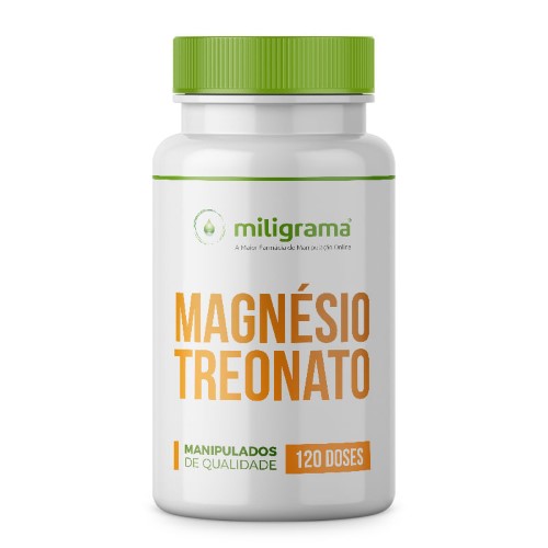 Magnésio Treonato 300mg 120 Doses