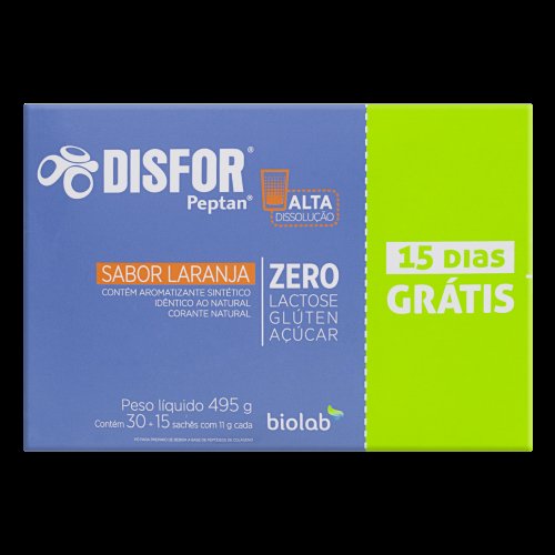 Disfor Sabor Laranja Biolab 45 Saches