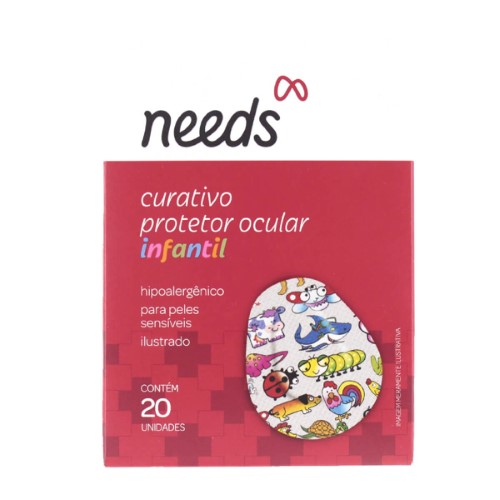 Protetor Ocular Infantil Needs com 20 Unidades